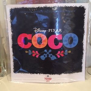 Disney’s Coco litho soundtrack artwork.